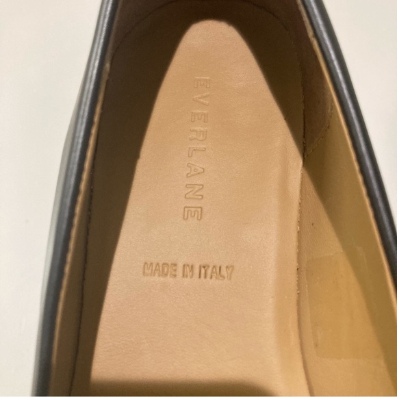 Everlane Black Leather Women's Flats - Picture 2 of 7